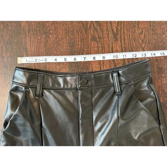 Abercrombie & Fitch Skinny Ultra High Rise Pants Leather Curve Love Size 8L - Picture 8 of 13